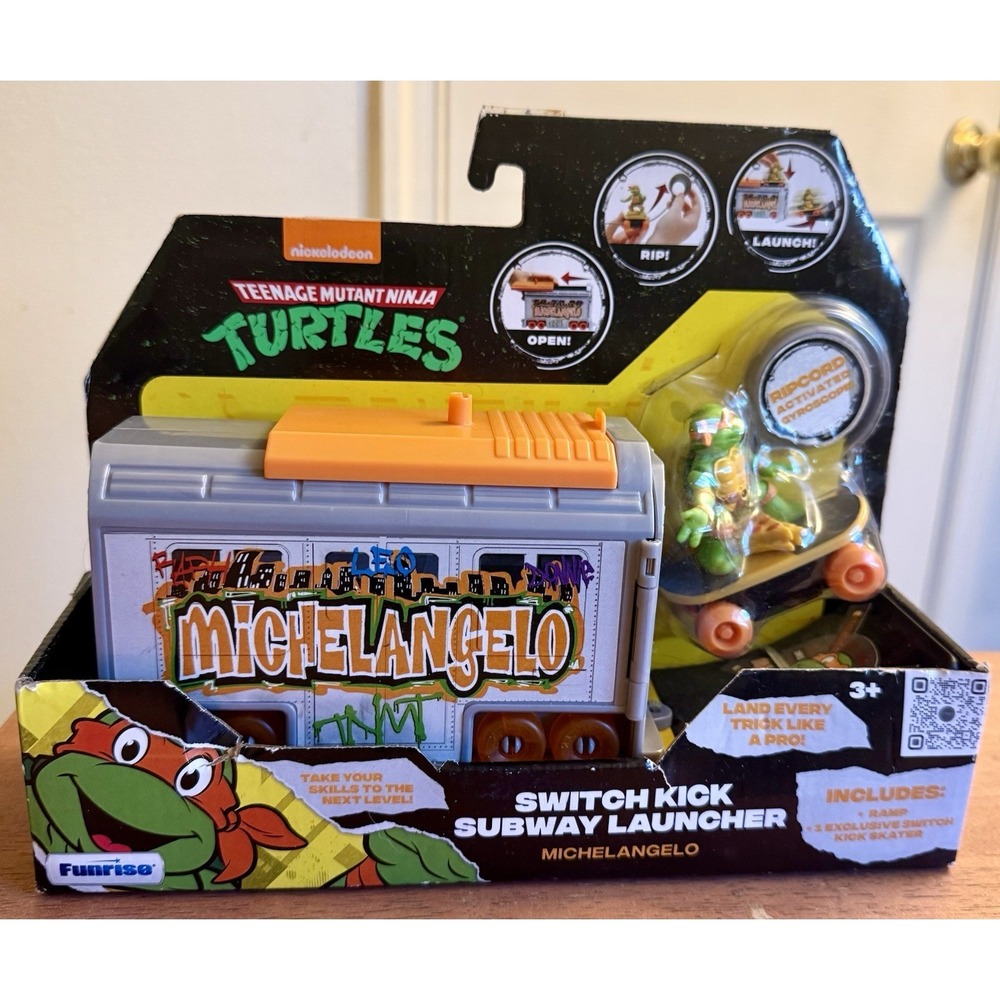 Teenage‎ Mutant Ninja Turtles 5" Switch Kick Subway Launcher Michelangelo